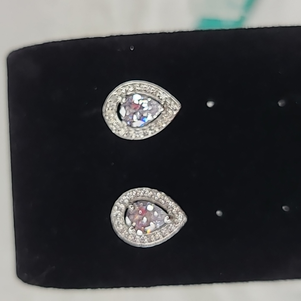 Diamond Simulant Earrings